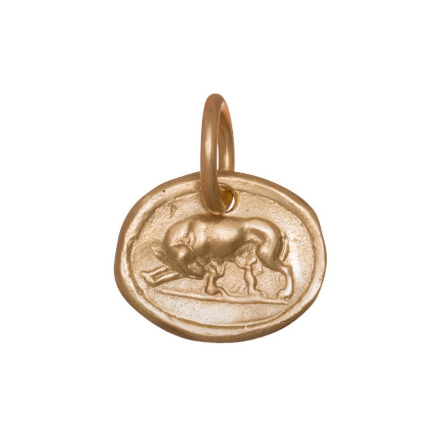 Jewelry James Colarusso | Romulus & Remus Pendant - Yellow Gold