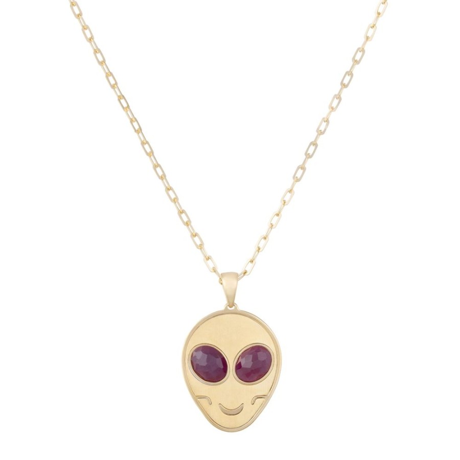 Jewelry DARKAI | Alien Necklace - Mars & Yellow Gold