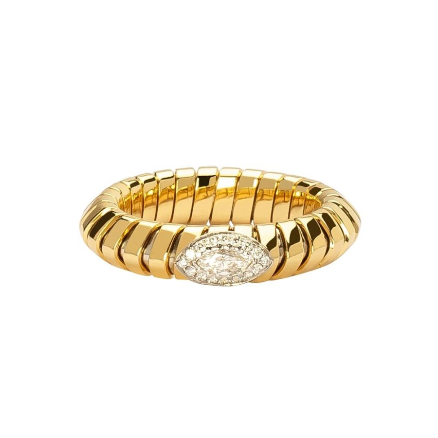 Jewelry Marina B | Trisolina Navetta Ring