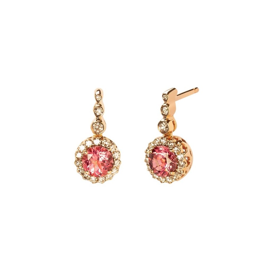 Jewelry Selim Mouzannar | Beirut Drop Earrings - Pink Tourmaline