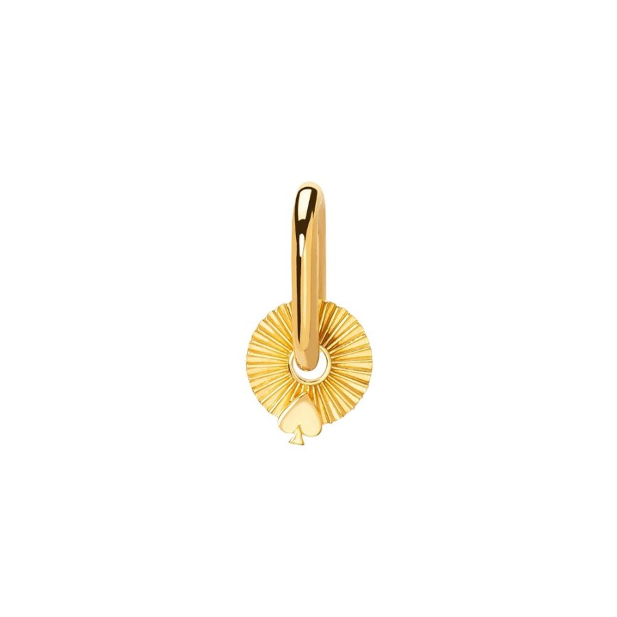 Jewelry Foundrae | Symbol Disk Earring - Spade