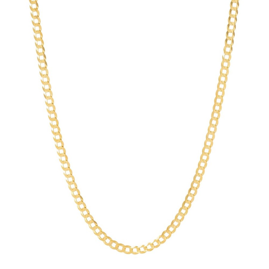 Jewelry BE Jewelry | 18" Comfort Curb Chain - 3.2Mm