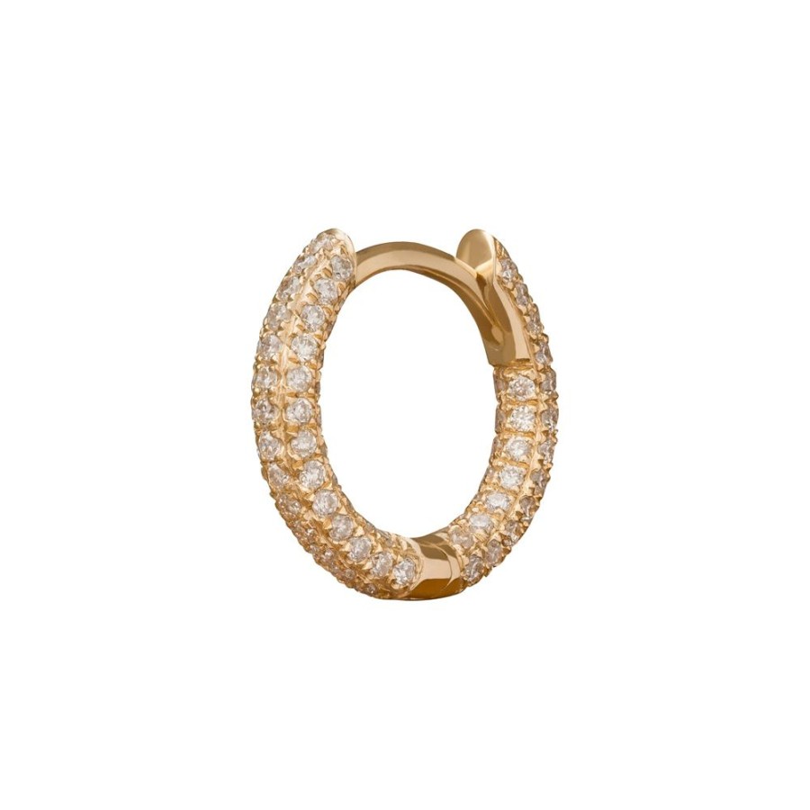 Jewelry Trouver | Five Row Huggie 8Mm - Yellow Gold