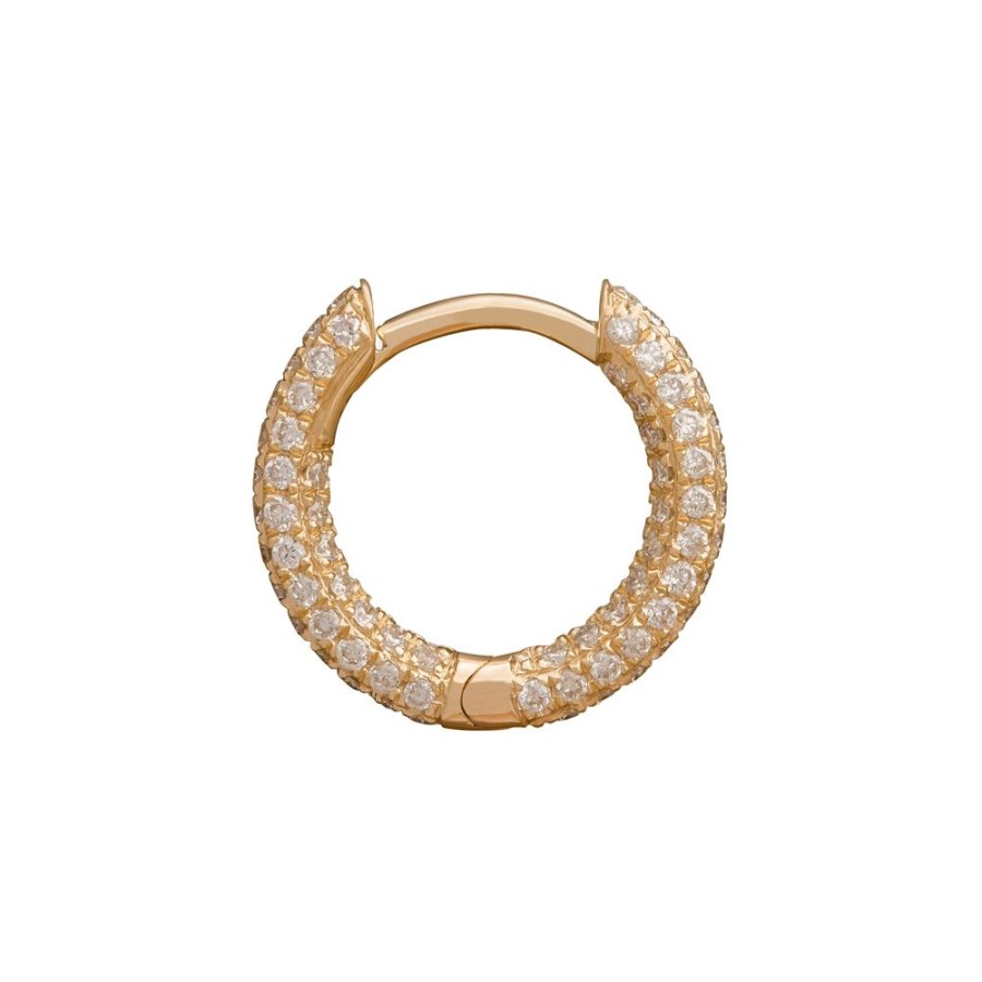 Jewelry Trouver | Five Row Huggie 8Mm - Yellow Gold