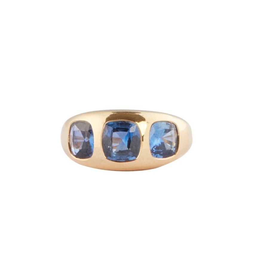 Jewelry Gerald & I | 3-Stone Blue Sapphire Ring