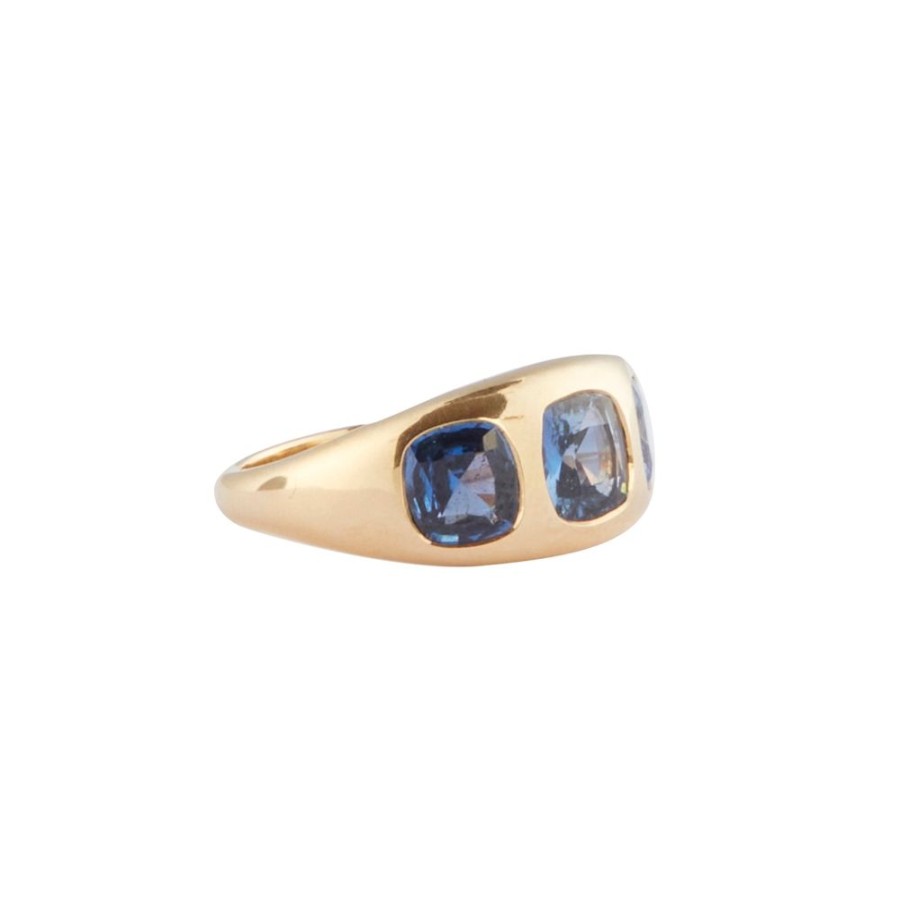 Jewelry Gerald & I | 3-Stone Blue Sapphire Ring