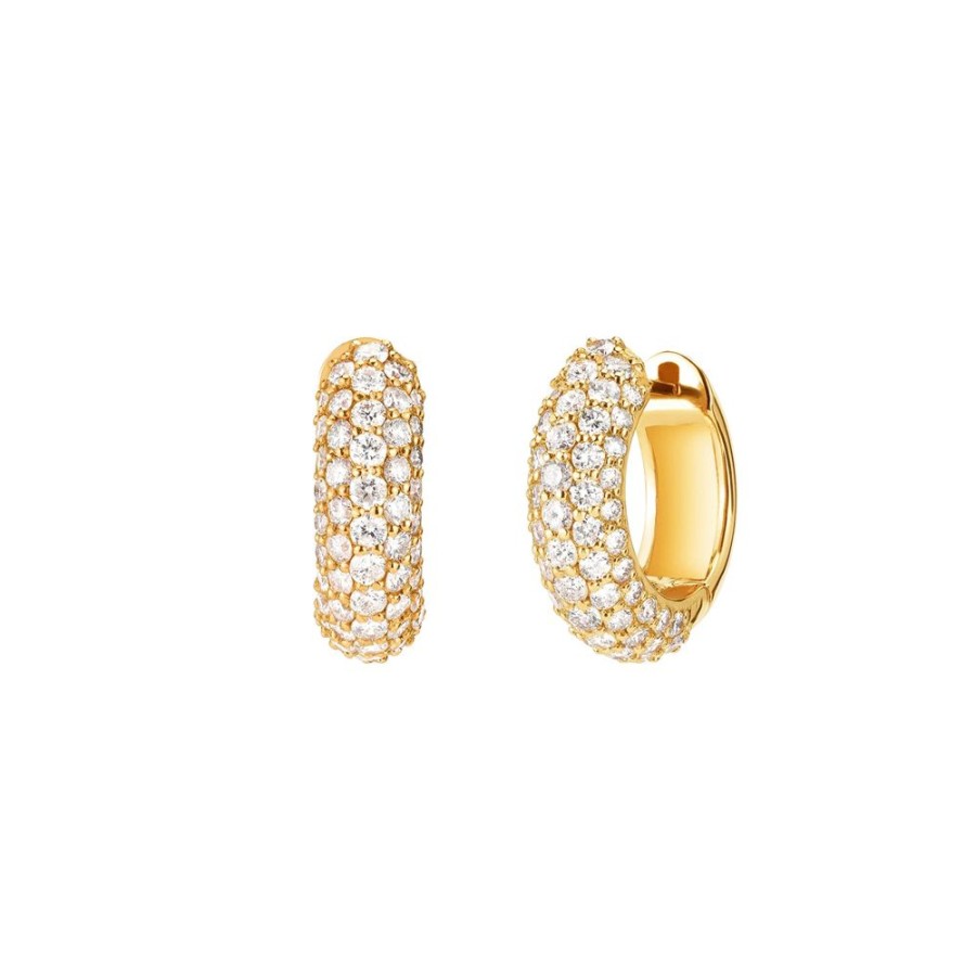 Jewelry Carbon & Hyde | Xl Boom Huggies - Yellow Gold