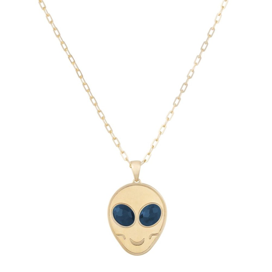 Jewelry DARKAI | Alien Necklace - Neptune & Yellow Gold