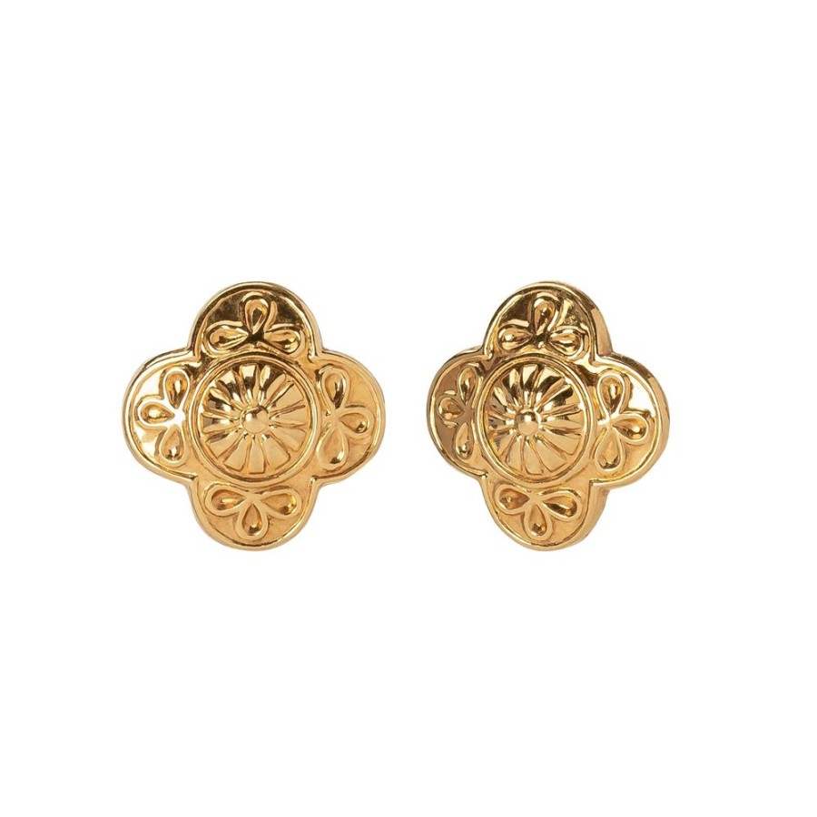 Jewelry Antique & Vintage Jewelry | Trefoil Lobe Earrings