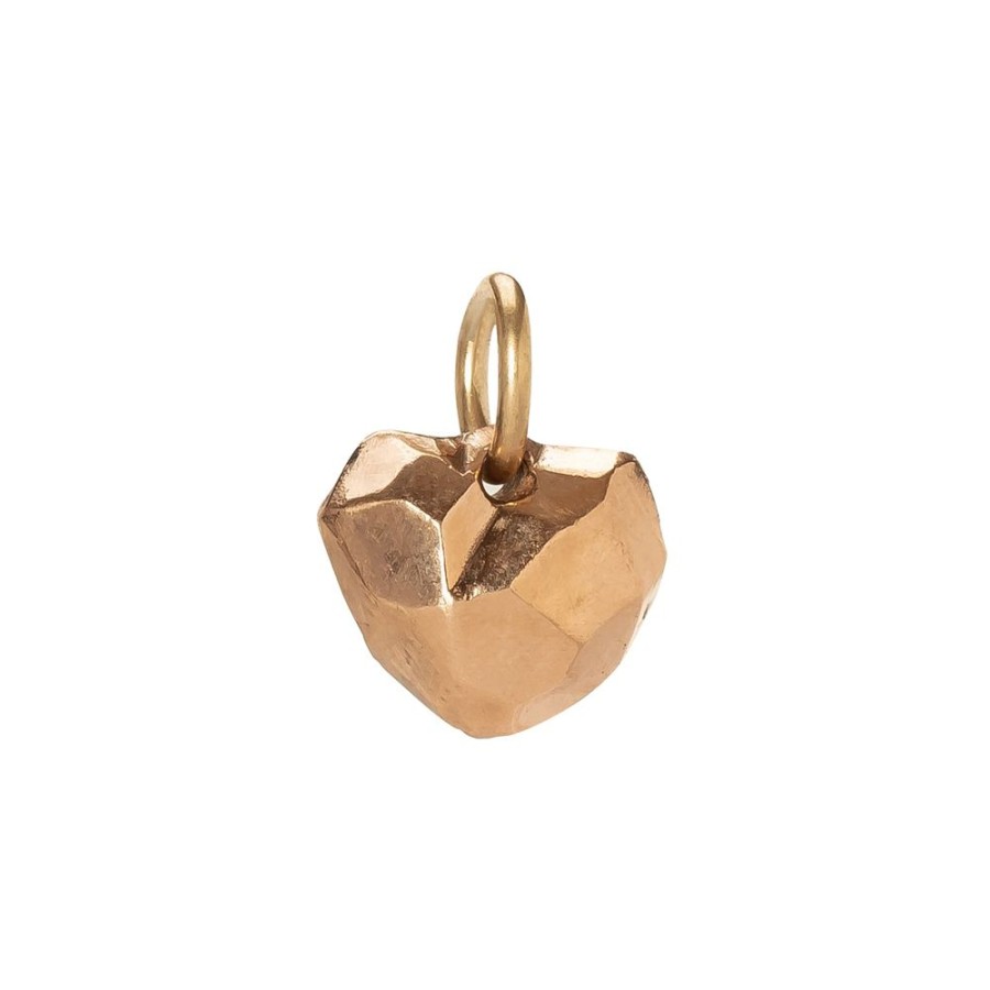 Jewelry James Colarusso | Facet Heart Pendant - Rose Gold