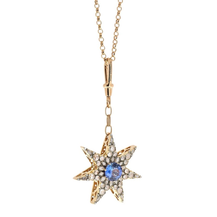 Jewelry Selim Mouzannar | Istanbul Pendant Necklace - Tanzanite 40Mm