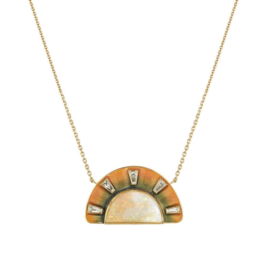 Jewelry Brooke Gregson | Enamel Sun Ray Necklace