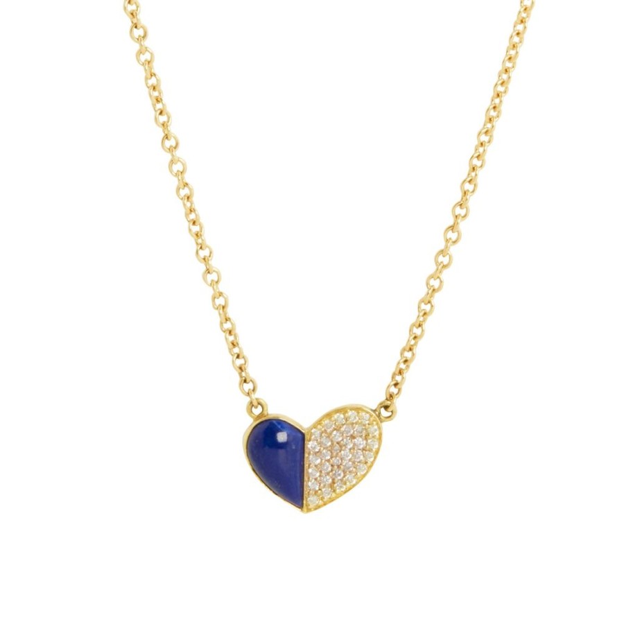 Jewelry Colette | Mini Heart Sofia Necklace - Lapis