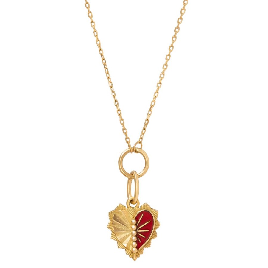 Jewelry Foundrae | Love Token Drop Necklace