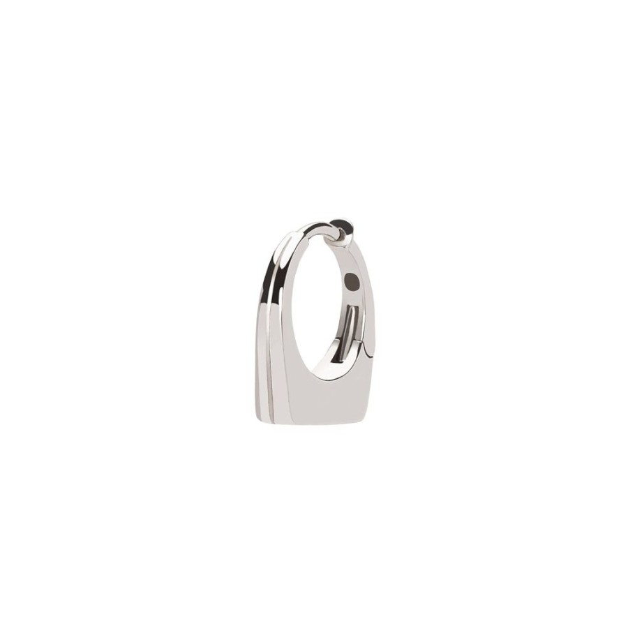 Jewelry Prasi | Dois Irmaos Mini Huggie - White Gold