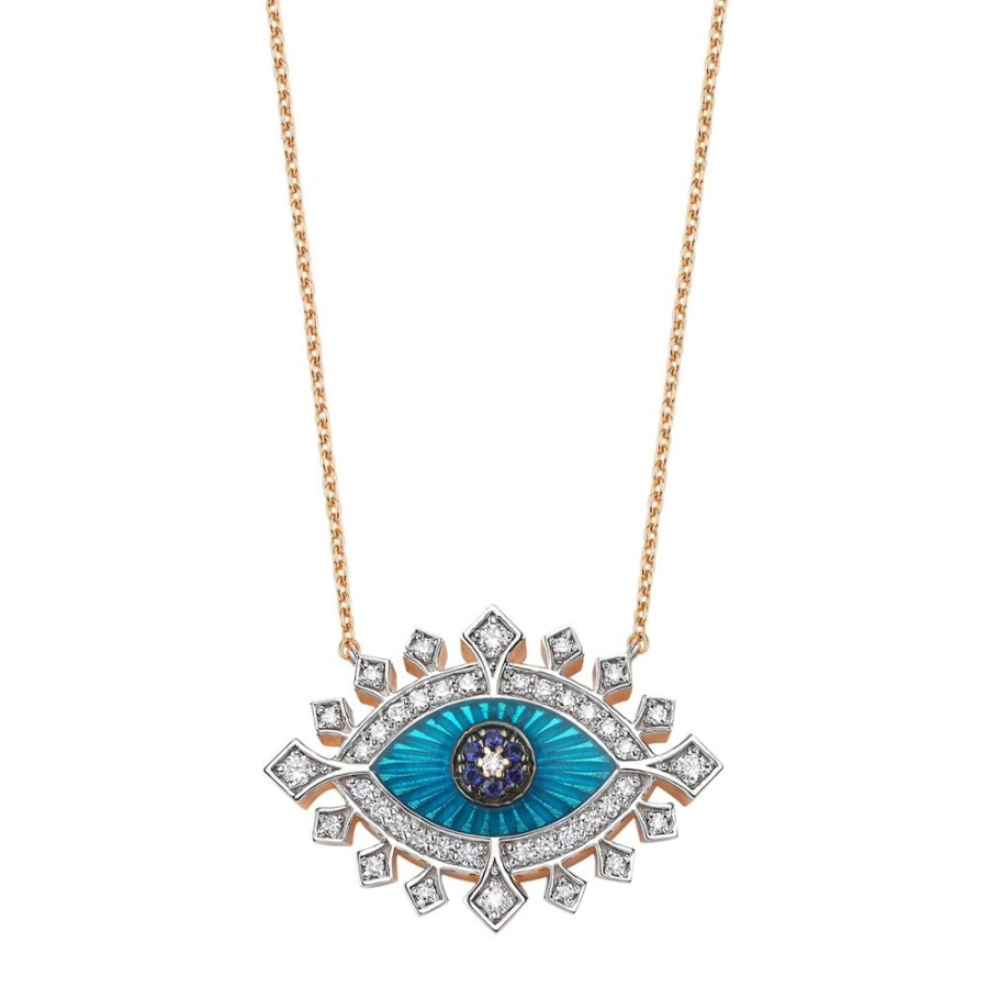 Jewelry Melis Goral | Guardian Eye Shaped Necklace