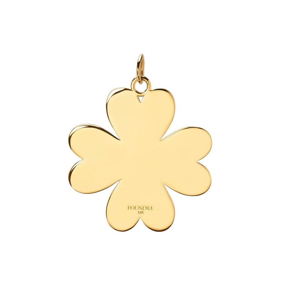 Jewelry Foundrae | Large Four Heart Clover Medallion