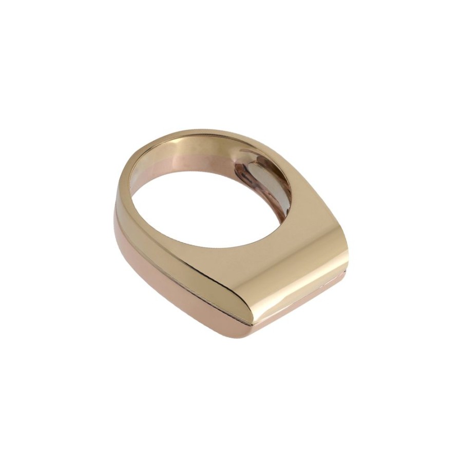 Jewelry Prasi | Dois Irmaos Ring - Yellow & Rose Gold