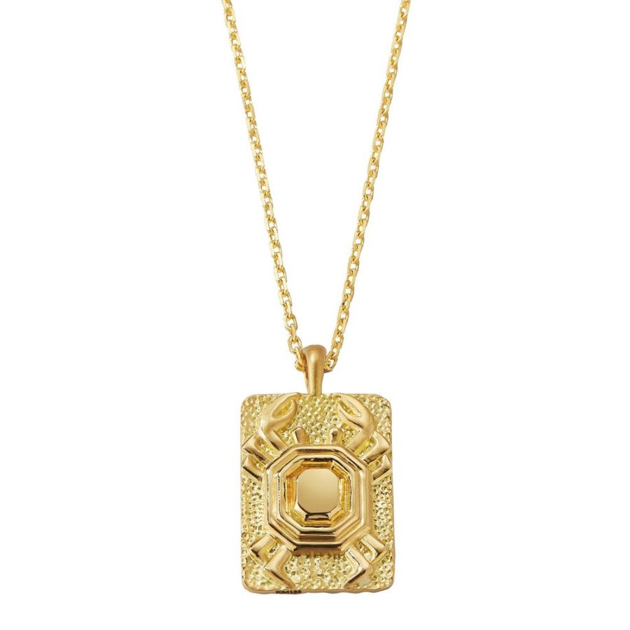 Jewelry David Webb | Zodiac Cancer Pendant Necklace - Diamond