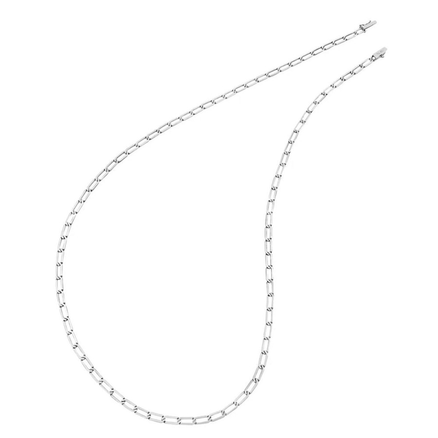 Jewelry Prasi | Mangueira Mini Fatto A Mano Chain - White Gold