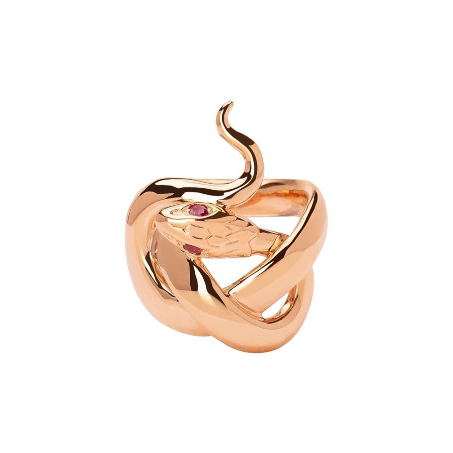 Jewelry Sylvie Corbelin | Initiee Snake Ring - Rose Gold