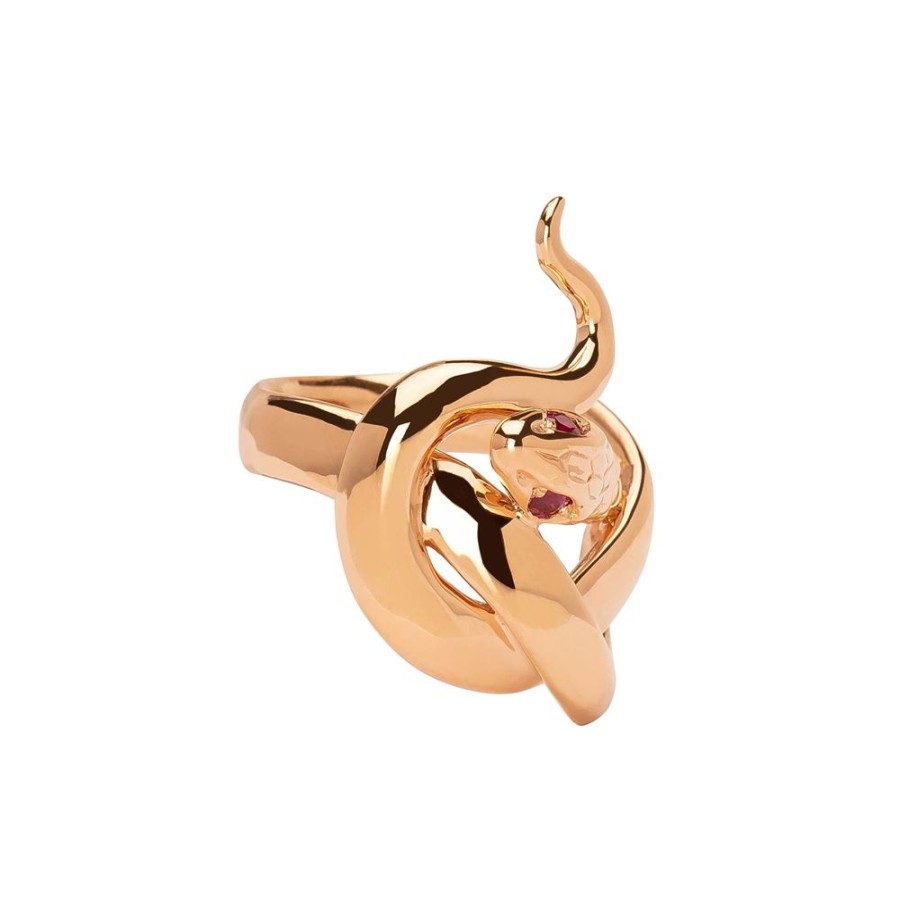 Jewelry Sylvie Corbelin | Initiee Snake Ring - Rose Gold