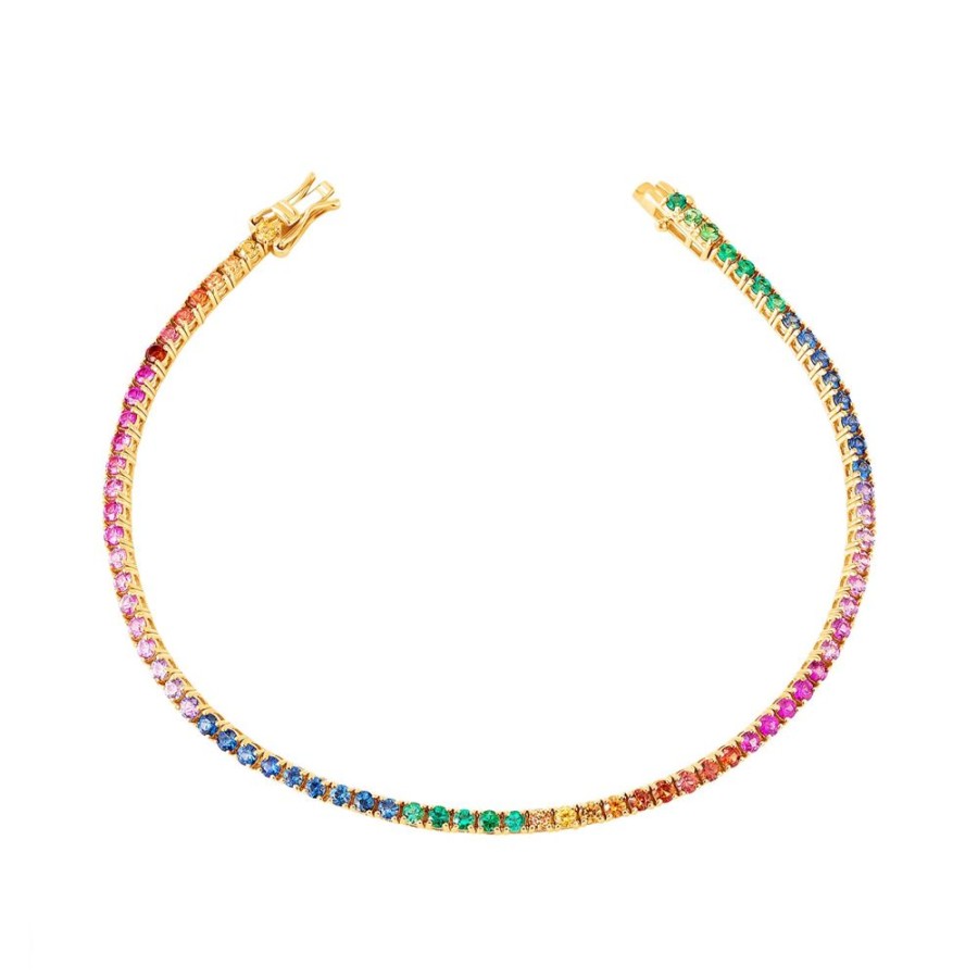 Jewelry Carbon & Hyde | Rainbow Tennis Bracelet