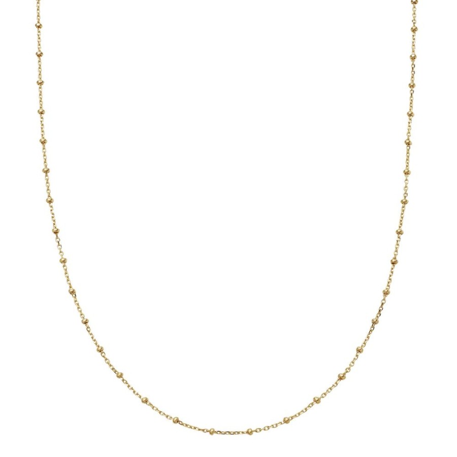 Jewelry Loquet | 18" Sphere Chain - Gold