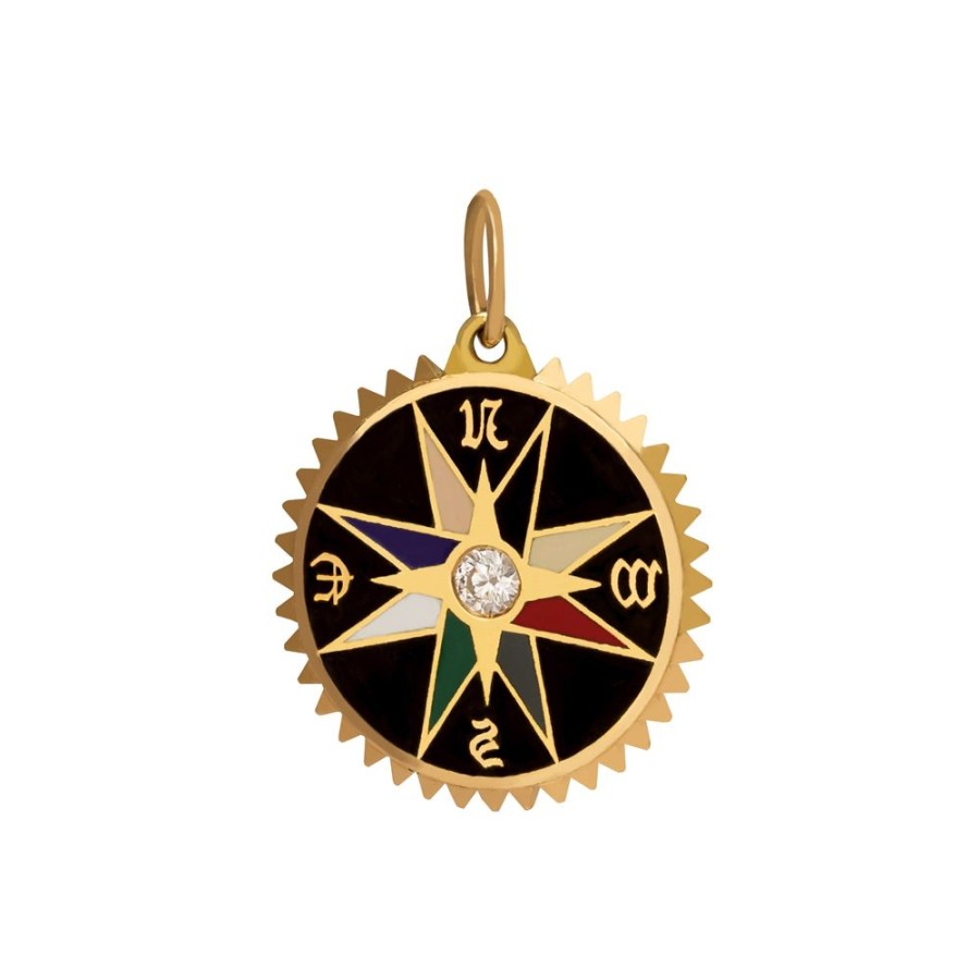 Jewelry Foundrae | Petite Internal Compass Medallion