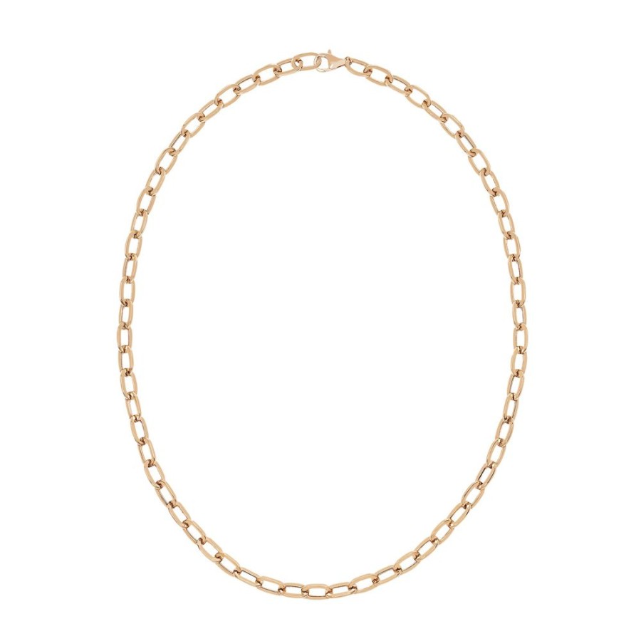 Jewelry EF Collection | Jumbo Link Necklace - Rose Gold