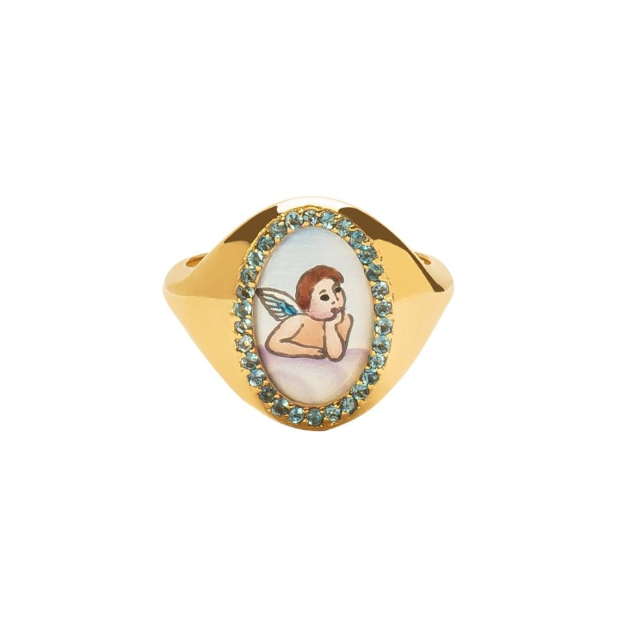 Jewelry Colette | Baby Angel Santos Signet Ring