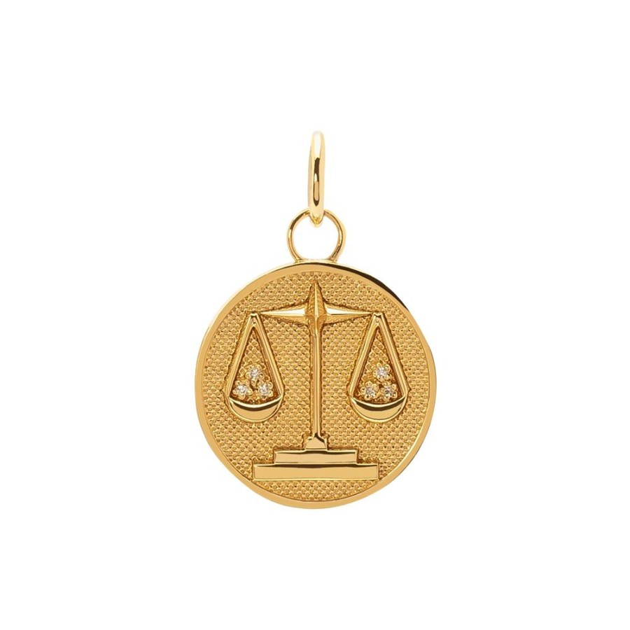 Jewelry Foundrae | Baby Zodiac Medallion - Libra