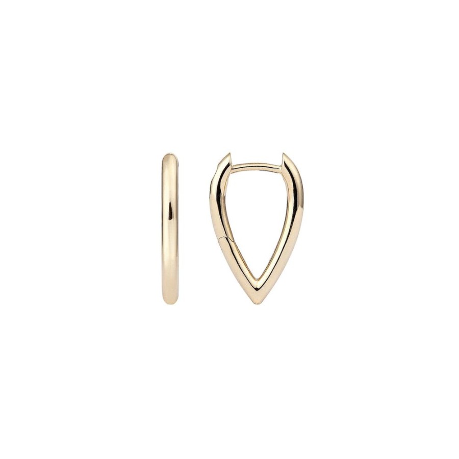 Jewelry Engelbert | Drop Link Earrings - Yellow Gold 18Mm