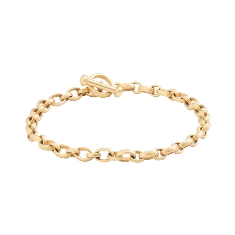 Jewelry Loriann Stevenson | Handmade Signature Oval Link Toggle Bracelet