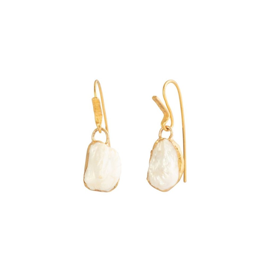 Jewelry Lou Zeldis & Liz Marx Studios | Single Drop Keshi Pearl Earrings