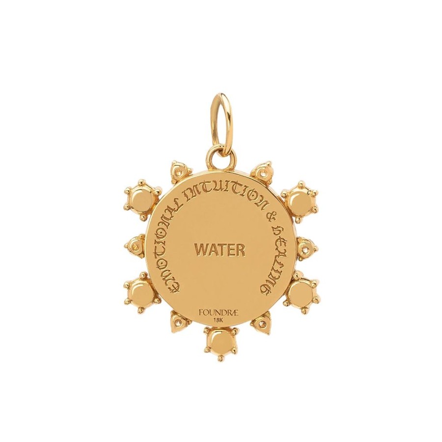 Jewelry Foundrae | Badge Medallion - Emotional Intuition & Healing Water