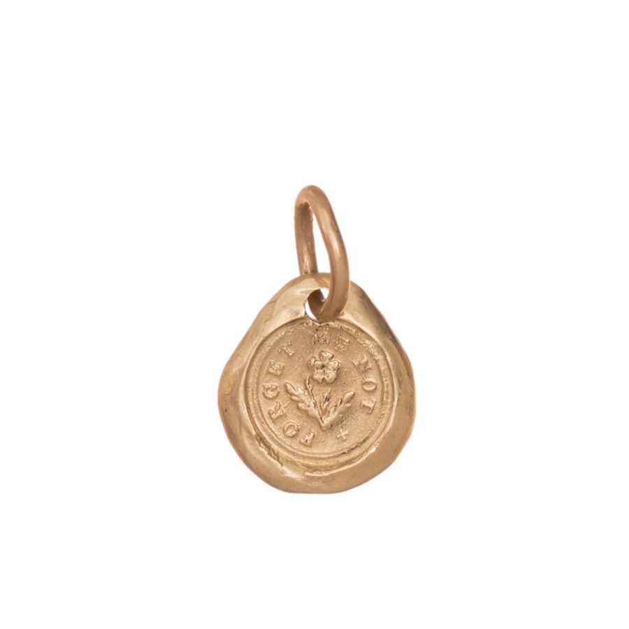 Jewelry James Colarusso | Forget Me Not Charm - Yellow Gold