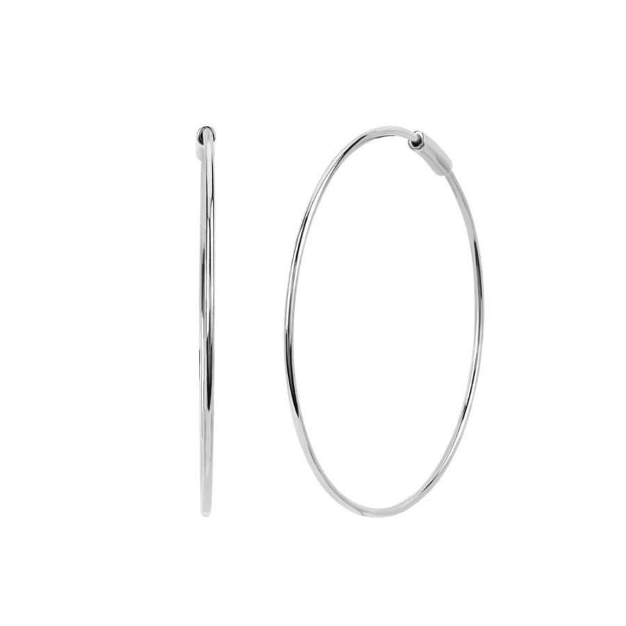 Jewelry EF Collection | Perfect Hoops - White Gold