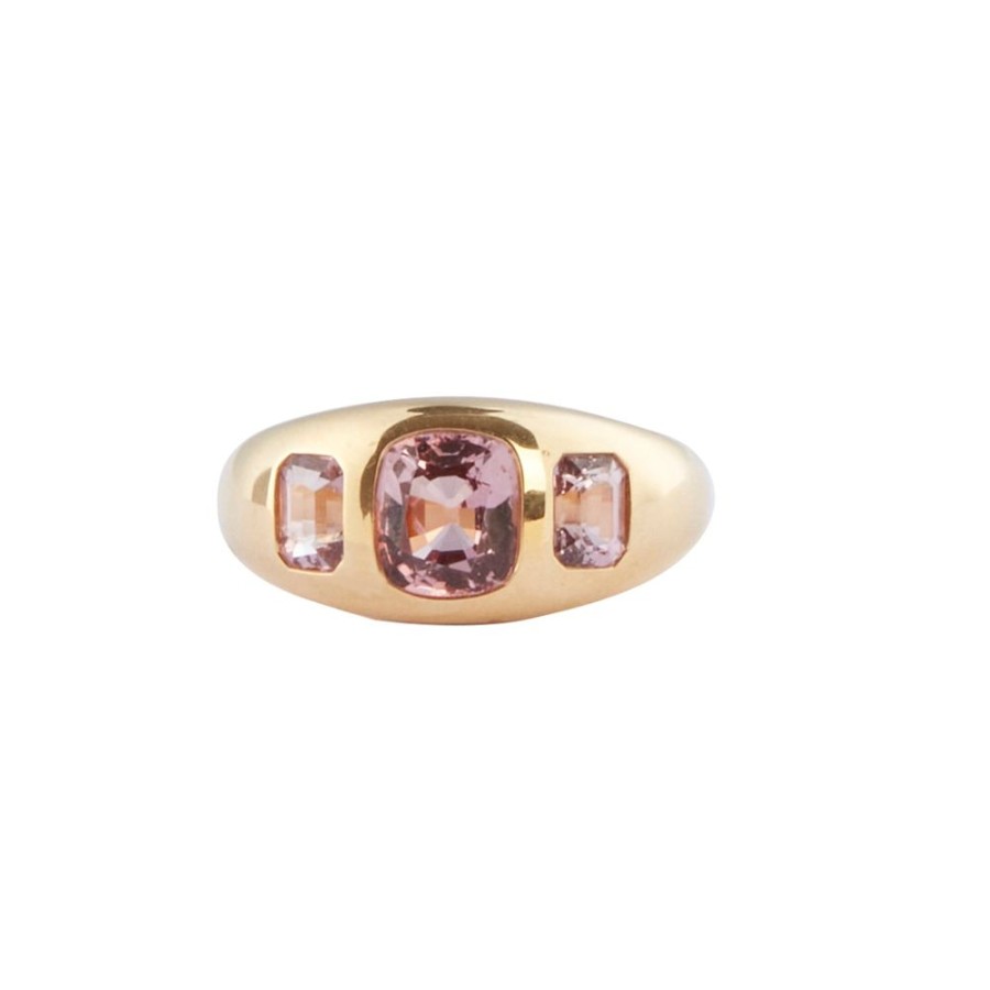 Jewelry Gerald & I | 3-Stone Pink Spinel Ring