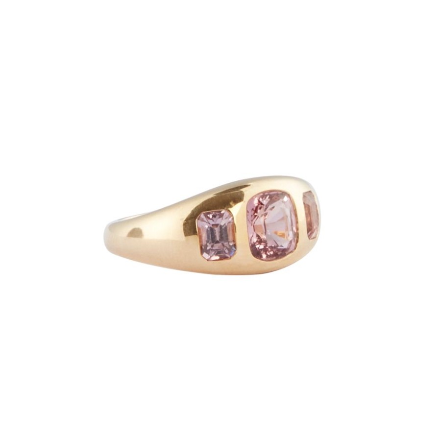 Jewelry Gerald & I | 3-Stone Pink Spinel Ring