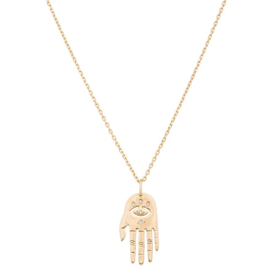 Jewelry Celine Daoust | Small Dharma Hand Pendant Necklace