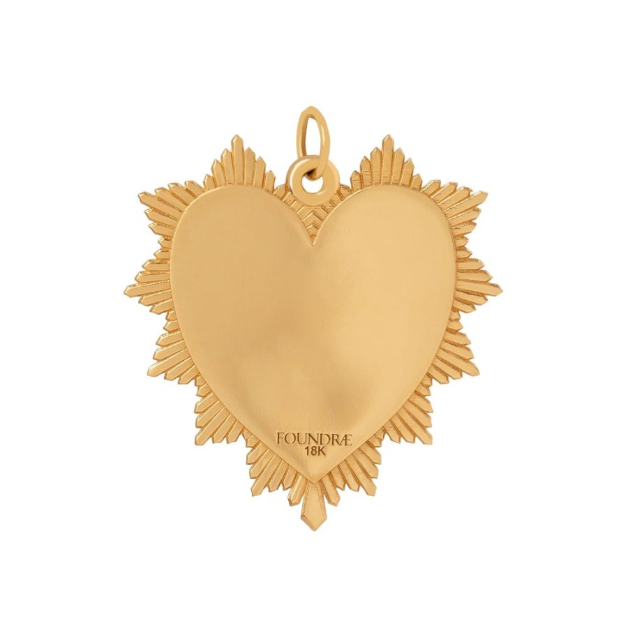 Jewelry Foundrae | Block Oversized Heart Love Token