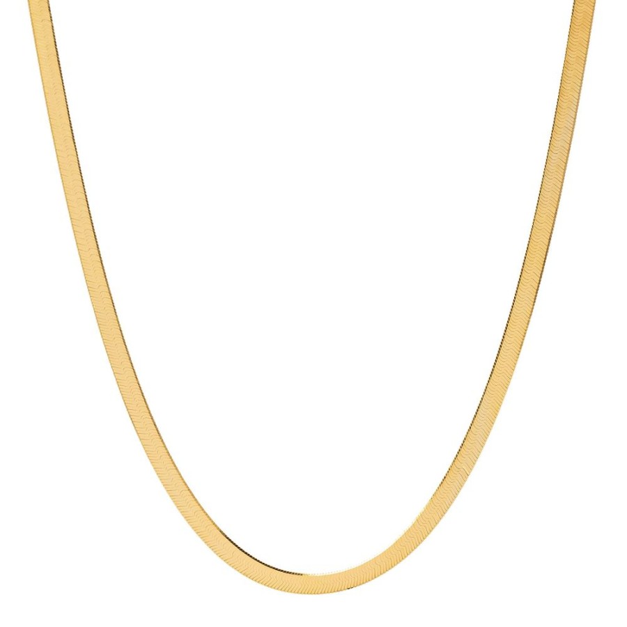 Jewelry BE Jewelry | 18" Herringbone Chain - 3.8Mm