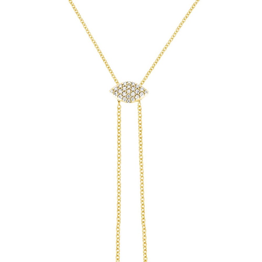 Jewelry Carbon & Hyde | Gemma Slider Necklace - Yellow Gold