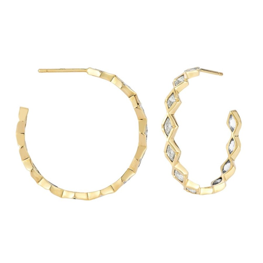 Jewelry Ark | Dreamscapes Hoops - Diamond