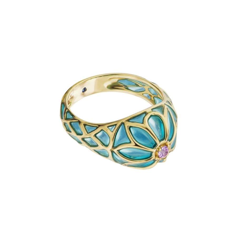 Jewelry Ark | Lalita Aura Ring - Blue