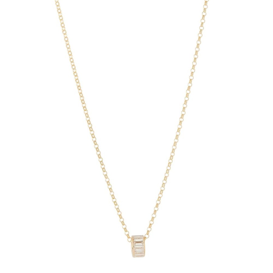 Jewelry Foundrae | Heart Beat Fine Belcher Chain Necklace - Diamond