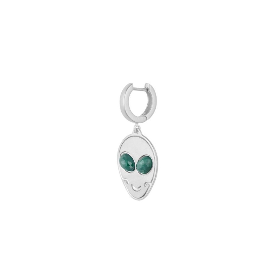 Jewelry DARKAI | Alien Earring - Earth & White Gold