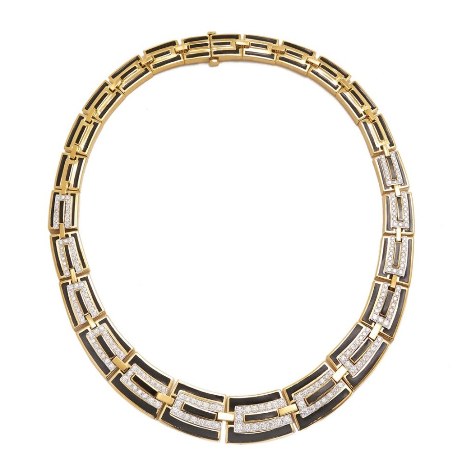 Jewelry David Webb | Parthenon Necklace