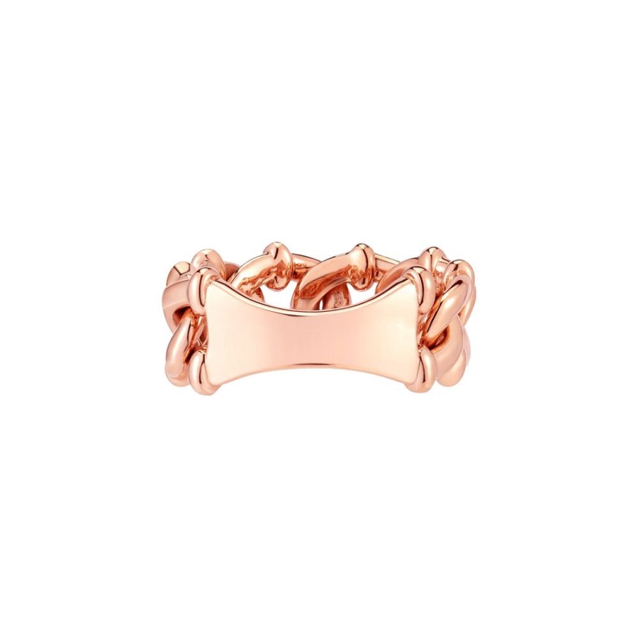 Jewelry Carbon & Hyde | Big Link Ring - Rose Gold